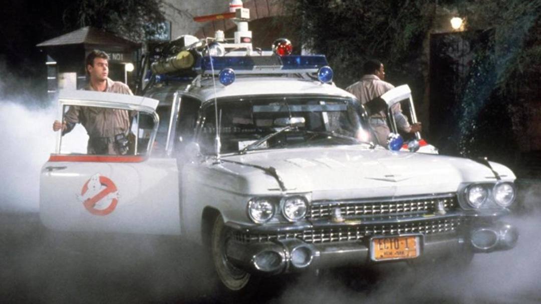 Nel 1984 i &#39;&#39;Ghostbusters&#39;&#39; girano su una Cadillac Millor-Meteor Hearse / Ambulance Combo del 1960